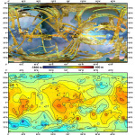 Topografická mapa Titanu Autor: NASA/JPL-Caltech/ASI/JHUAPL/Cornell/Weizmann