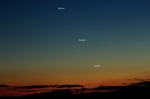 Jupiter, Venuše a Merkur. Autor: Čestmír Černý