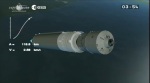 Raketa po odhození krytu Autor: ESA