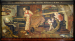 William Crabtree pozoruje přechod Venuše 1639 Autor: Ford Madox Brown, Manchester Town Hall