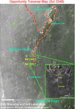 Opportunity - poslední úsek cesty po povrchu Marsu Autor: NASA