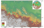 Poloha oblasti Aeolis Dorsa na Marsu Autor: DiBiase et al.