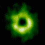 sněžná čára oxidu uhelnatého v systému TW Hydrae - ALMA - eso1333 Autor: ALMA (ESO/NAOJ/NRAO)