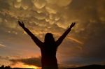 Mammatus clouds. Autor: Kateřina Beranová