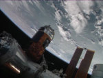 Loď HTV-4 po připojení ke kosmické stanici Autor: NASA