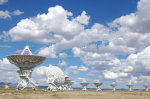 Radioteleskopy sítě Very Large Array. Autor: VLA, NRAO.
