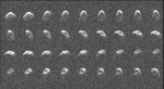 Radiové pozorování planetky. Autor: VLA, NRAO.
