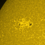 Snímek skupiny slunečních skvrn - foto SDO Autor: NASA