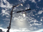 Cygnus pod ISS po uvolnění robotickou paží Autor: NASA