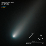 Kometa ISON na snímku z HST Autor: NASA, ESA