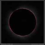 Zatmění Slunce - chromosféra. Autor: Pavel Štarha, Kristián Molnár