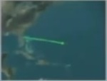 Dráha sondy nad Atlantik Autor: TV NASA