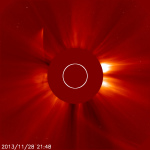 Přeživší duch komety ISON. Autor: NASA/ESA.