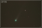 Kometa Lovejoy nad Pardubicemi. Autor: Petr Komárek