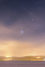 Koruna komety Lovejoy. Autor: Petr Horálek