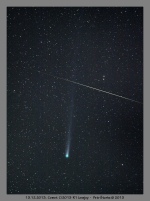 Kometa Lovejoy, Geminidy. Autor: Petr Štarha