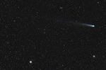 Kometa Lovejoy a M13. Autor: Primož Cigler.