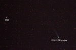 C/2013 R1 Lovejoy & M13. Autor: Radim J. Vašut