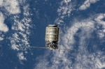 Demonstrační exemplář Cygnusu se blíží k ISS v září 2013 Autor: NASA