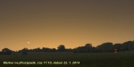 Merkur na jihozápadě ve 4. týdnu 2014 po 17. hodině SEČ. Data: Stellarium Autor: Martin Gembec