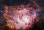 Mlhovina Laguna dalekohledem VST - eso1403 Autor: ESO/VPHAS+ team