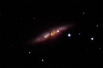 Supernova v galaxii M82. Autor: Miroslav Jedlička