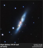 SN 2014J v M82. Autor: Jan Filip