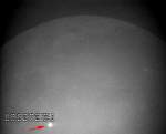 Záblesk způsobený dopadem meteoritu na Měsíc Autor: University of Huelva & Institute of Astrophysics of Andalusia