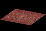 Trojrozměrný pohled na výsledek matematického zpracování snímků prof. M. Druckmüllerem.  Autor: M. Druckmüller, S. Habbal, P. Aniol, A. Ding, H. Morgan.