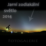 Jarní zodiakální světlo 2014