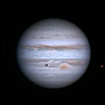 Jupiter, GRS, měsíček Io a jeho stín Autor: Dalibor Oršulík