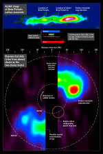 Infografika – oxid uhelnatý kolem hvězdy Beta Pictoris pohledem teleskopu ALMA - eso1408 Autor: ALMA (ESO/NAOJ/NRAO) and NASA's Goddard Space Flight Center/F. Reddy