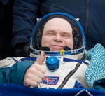 Velitel lodi Kotov po přistání, právě skončil jeho 526. den na oběžné dráze Autor: NASA