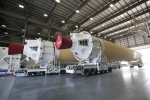 Dvě komponenty rakety Delta IV Heavy pro premiérový let Orionu dorazily již koncem února na mys Canaveral Autor: NASA