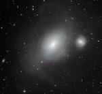 Intaragující galaxie NGC 1316 a NGC 1317 Autor: ESO