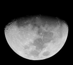 Měsíc stáří 9,68 dne. Autor: Antonín Hušek