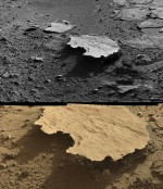 Millenium Falcon v Kimberley na Marsu Autor: NASA/JPL-Caltech