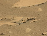 sol 604 kamenný erodovaný plát Autor: NASA/JPL-Caltech