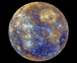 Planeta Merkur v nepravých barvách Autor: NASA/Johns Hopkins University Applied Physics Laboratory/Carnegie Institution of Washington