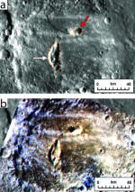 Sedimenty v okolí sopečných průduchů na planetě Merkur Autor: Brown University/NASA/Johns Hopkins University Applied Physics Laboratory/Carnegie Institution of Wa