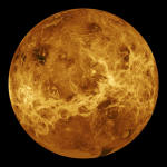 Radarový snímek povrchu Venuše pořízený sondou Magellan Autor: NASA/JPL