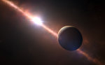 představa exoplanety Beta Pictoris b - eso1414 Autor: ESO L. Calçada/N. Risinger