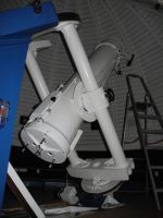 Dalekohled newton 350/2150 mm na podkovové montáži hvězdárny Žebrák Autor: Jaromír Ciesla