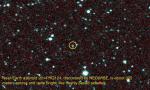 Snímek asteroidu 2014 HQ124 z teleskopu NEOWISE ('Svítí jako čerstvě vydlážděný chodník'.) Autor: Twitter Amy Mainzer