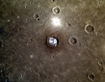 Kráter Kertesz na Merkuru ze sondy MESSENGER Autor: NASA/Johns Hopkins University Applied Physics Laboratory/Carnegie Institution of Washington