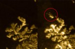 Magical Islan, kouzelný ostrov v Titanově jezeře Ligeia Mare Autor: NASA/JPL-CALTECH/ASI/Cornell University, image editing via Ian O’Neill/Discovery News