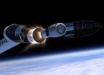 Animace odhození krytu lodi Cygnus a mezistupňové konstrukce Autor: Youtube.com