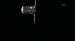 Cygnus z pohledu kamer stanice Autor: TV NASA