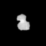 Jádro komety 67P/Č-G 29. července kamerou NAVCAM sondy Rosetta Autor: ESA