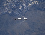 Separace lodi Dragon na zemské orbitě Autor: SpaceX